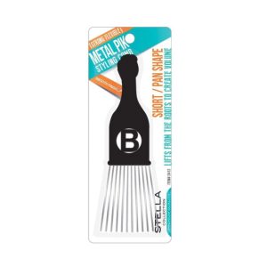 Metal Pik Short / Pan Shape Metal Styling Comb