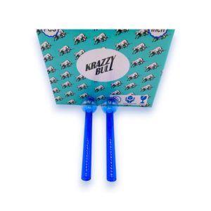 6'' Krazzy Bull Smoking Pipe Oil Burner 50ct - Blue