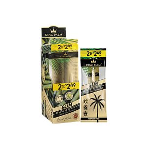 King Palm 2/$2.49 Slim Rolls 2pk 20ct
