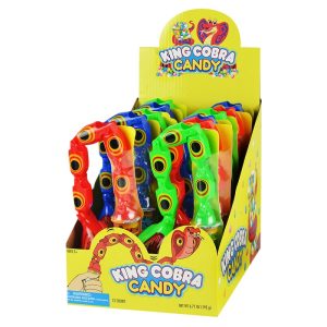 King Cobra Toy Candy Inside 12ct
