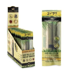 King Palm 2/$1.99 Mini Rolls 2pk 20ct