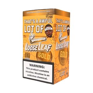 Loose Leaf That's A Awfu Lot Of Tobacco Wraps 20/2ct *PP$1.99*-  Gold