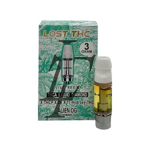 Lost THC THCA Liquid Diamond 3G Cartridge