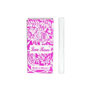 Purple Love Rose Glass Tube 25ct