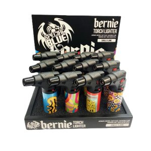 Special Blue Bernie Anime Torch Lighters 12ct