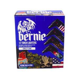 Special Blue Bernie Wild & Free Torch Lighters 12CT