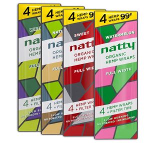 Natty Hemp 4/$0.99 15ct Wraps