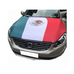 Mexico Flag Car Hood + Mirror Covers 5ct Set