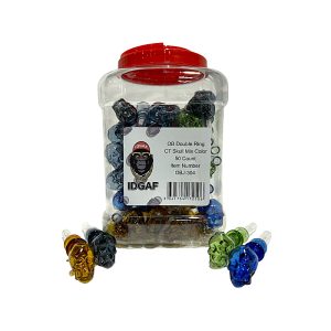 IDGAF OB Double Ring CT Skull 50ct Jar