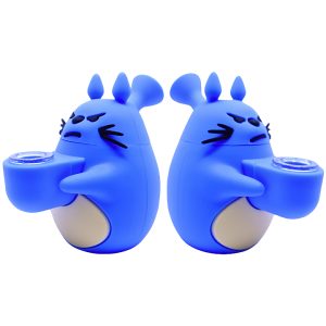 Blue Chubby Animal Silicone Water Pipe
