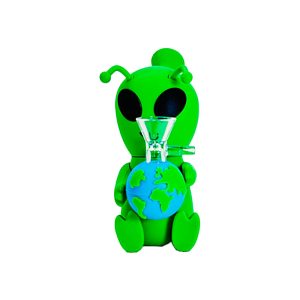 5'' Alien Holding Globe Silicone Water Pipe