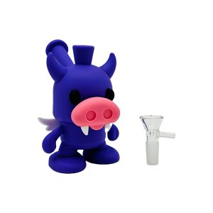 4'' Evil Cow Silicone Water Pipe