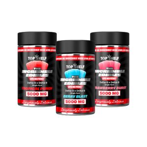 Top Shelf The Incredible Edibles Super High Potency 5000mg Gummies 10ct