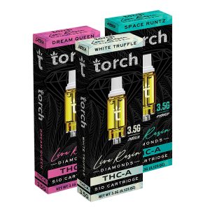Torch THC-A Live Resin Diamond 3.5G Cartridge