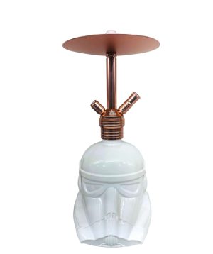 Mob Hookah 20'' 2 Hose Limited Edition Trooper (ROSE GOLD/WHITE)