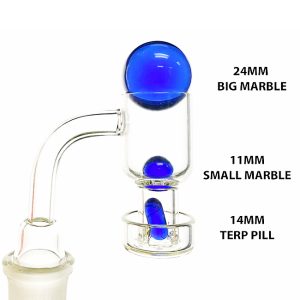 White Rhino Terp Slurper 3 Piece Marble Set 6ct
