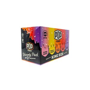 Pop Cones Unbleached King Cones Variety Pack 3pk 25ct