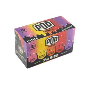 Pop Cones Unbleached 1 1/4 Cones Variety Pack 6pk 25ct