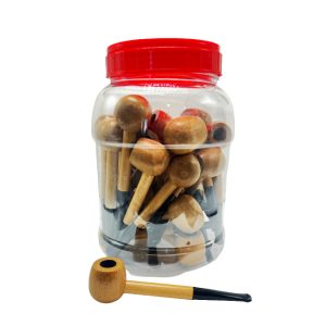 Wooden Pipe 30ct Jar