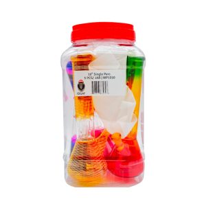 IDGAF 10'' Single Dome Water Pipe 5ct Jar