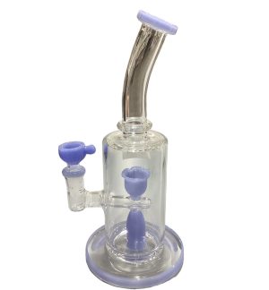 Ring Perc Bent Neck Water Pipe (Box 37)