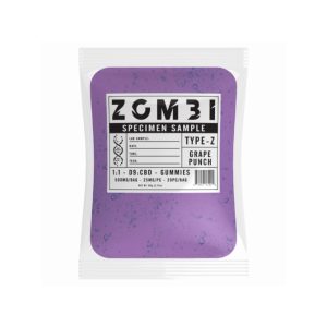 Zombi D9+CBD 500mg Gummies 20ct
